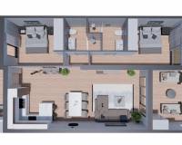 Nueva construcción  - Bungalow - Torrevieja - Los balcones
