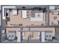 Nueva construcción  - Bungalow - Torrevieja - Los balcones