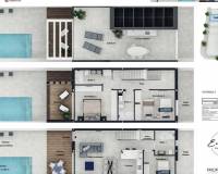 Resale - villa - Pilar de la Horadada