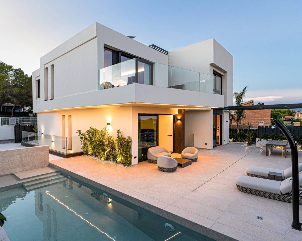 villa - Nueva construcción  - Benidorm - Pueblo Levante